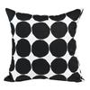 Marimekko Pienet Kivet Kissenbezug, 61009-190, Weiß/Schwarz, 50x50cm [Parallelimport]