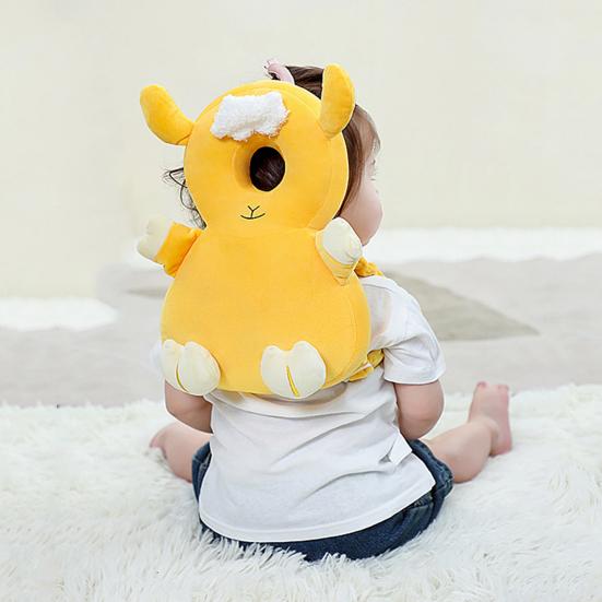 Baby Head Protection Pillow Backpack Adjustable Strap Breathable Padding Lightweight Anti-Fall Cushion for Toddler