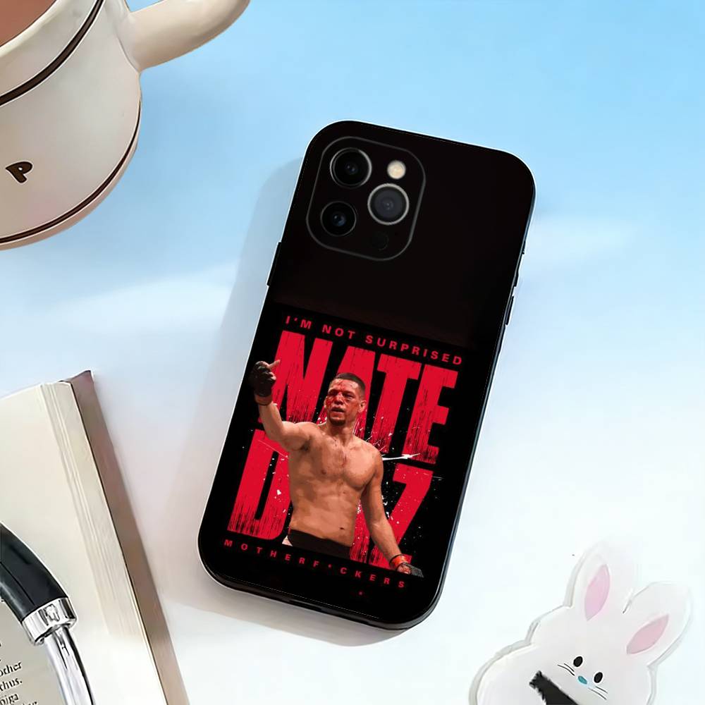 N-Nickname-Nate Diaz Phone Case Silicone Soft For IPhone 17 16 15 14 13 12 11 X XR Plus Pro Max Plus