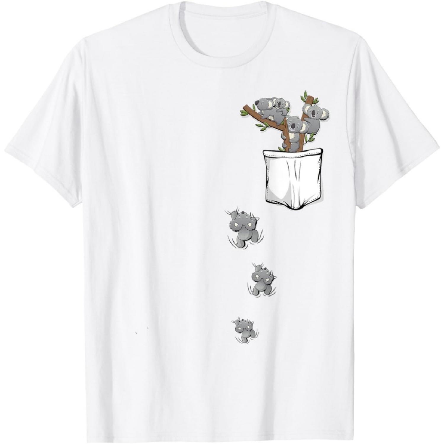 Koala Bear Shirt _ Cute Koala Pocket Shirt for Kids Koala T-Shirt S