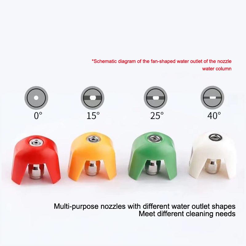 Car Wash Accessories High-Pressure Car Wash Nozzle Water Gun Nozzle Quick Joint Rotary Cleaning Machine Water Gun Head Parts
