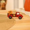 Harvest Festival Wooden Sign Turkey Pendant Thanksgiving Wooden Painted Car Pendant Pumpkin Wooden Sign Decoration
