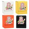 Anime Demon Slayer Card Case Kamado Tanjiro Nezuko Tsuyuri Agatsuma Zenitsu Self Made Leather Game Collection Card Storage Box