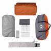 5 Person Tunnel Tent in Grey and Orange 805 x 405 x 211 cm