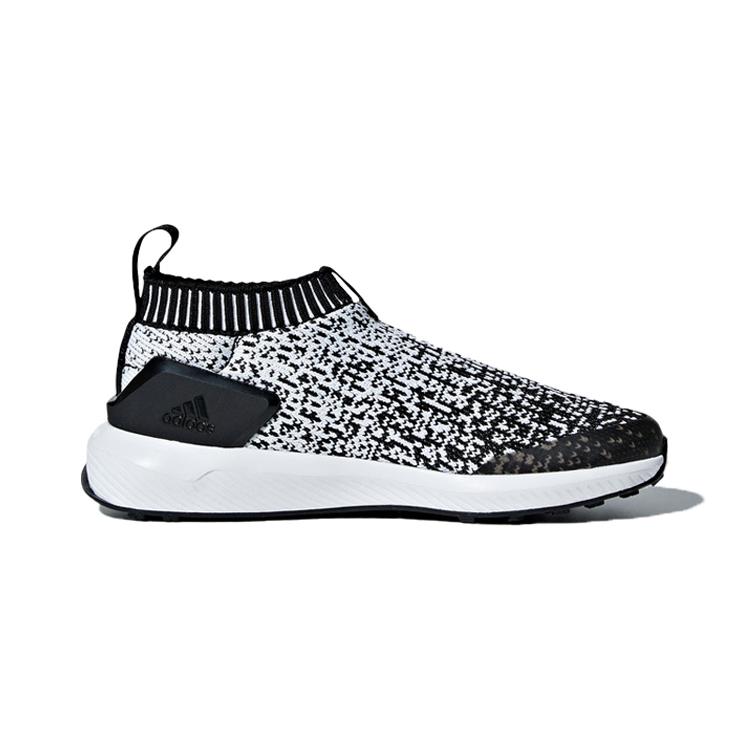 Adidas Rapidarun Mesh Comfortable Slip Resistant Low top Kids' Running Shoes Black White Children Aged 3 7 Years Old D97544