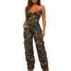 Women's Retro Wide Leg Pants Loose Fit Straight Long Trousers with Flowy Drape