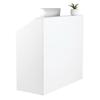 VEVOR Reception Desk, 46.46 x 19.69 x 43.90 in Rectangular Front Counter Table, Office Reception Desk, Retail Counter and Front Reception Counter