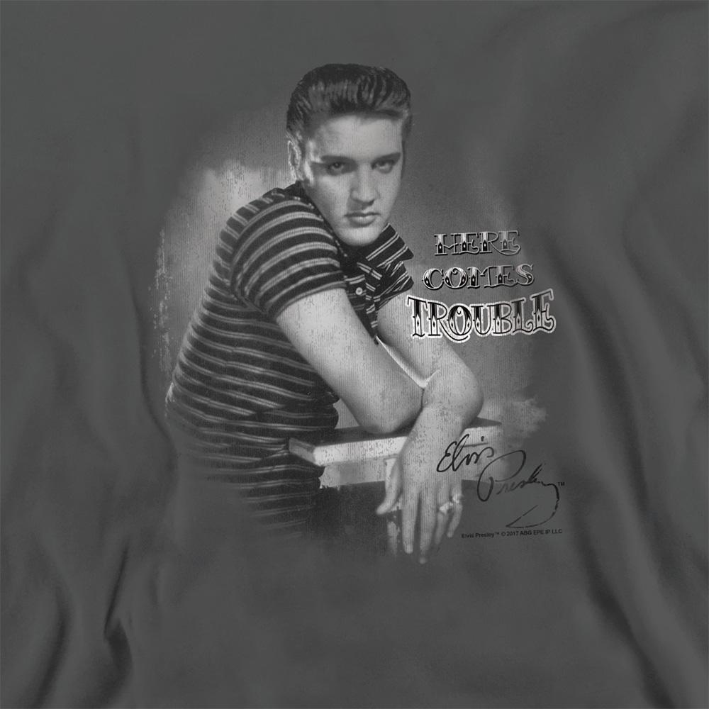 Elvis Unisex Adult Trouble Sweatshirt