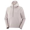 SALOMON Warm And Comfortable Everyday Versatile Solid Color Sweatshirt Men Sweatshirt Light-Pink C24213