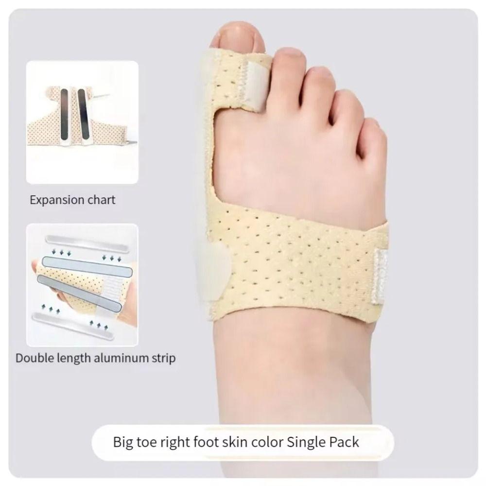 Soft Bunion Corrector Band Adjustable Foot Correction Brace Big Toe Straightener  Travel