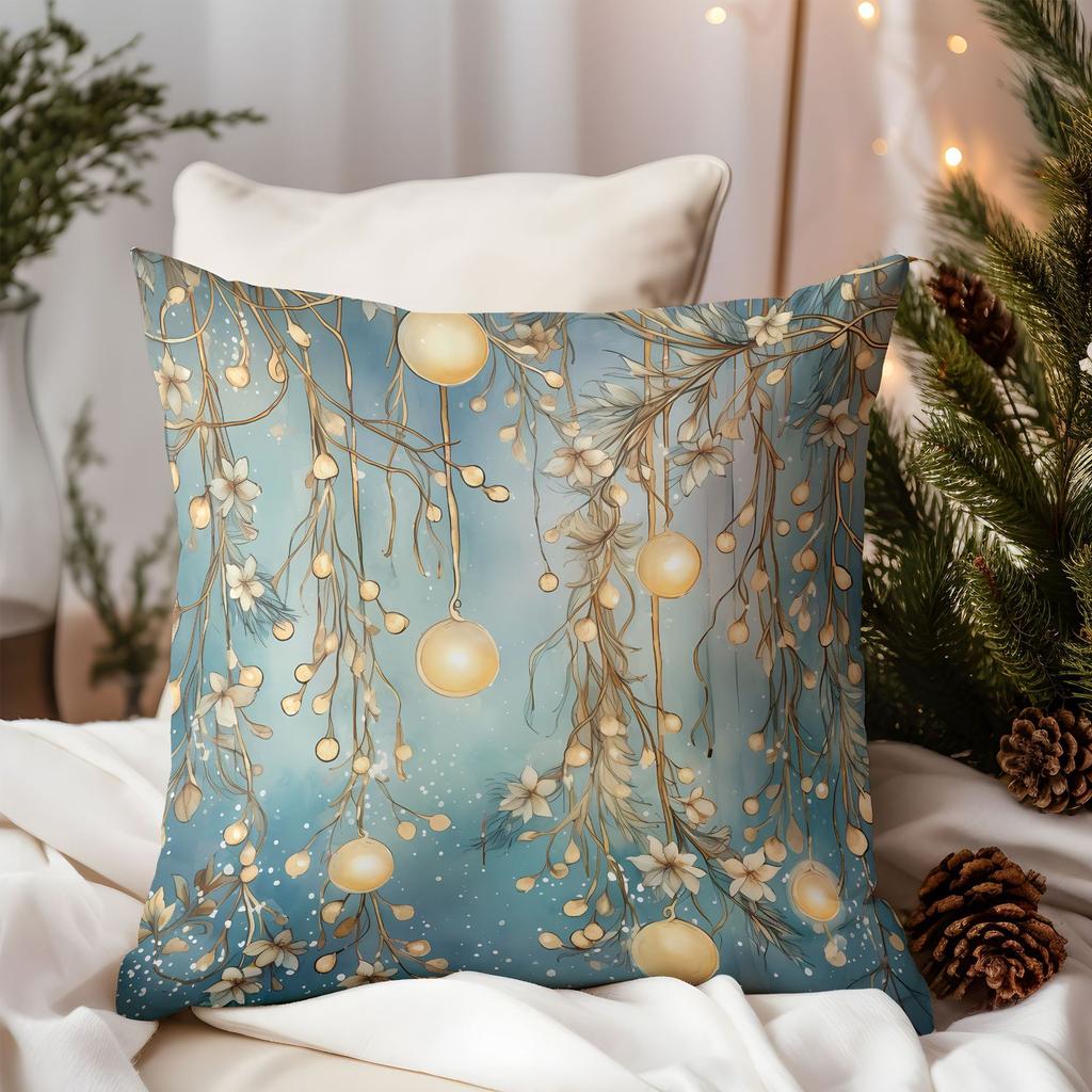 New Christmas Pillow Cover Premium Luxury Santa Home Sofa Cushion Cover Premium Durable Quality Useful Practical