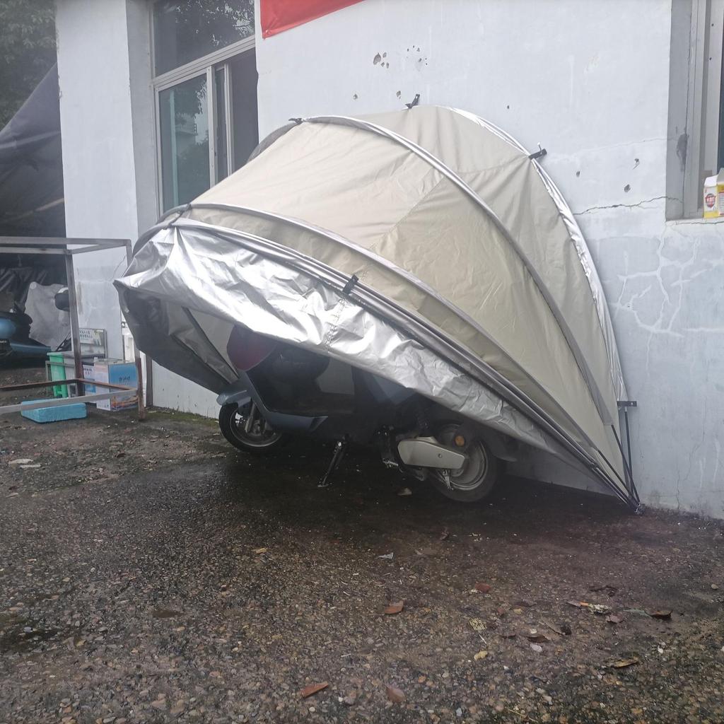 Portable Outdoor Bike & Motorcycle Tent - Rainproof, Dustproof, Multifunctional Storage Shed