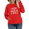 Women's Fashionable Casual Plus-Size Long Sleeve Pullover Printed Sweatshirt