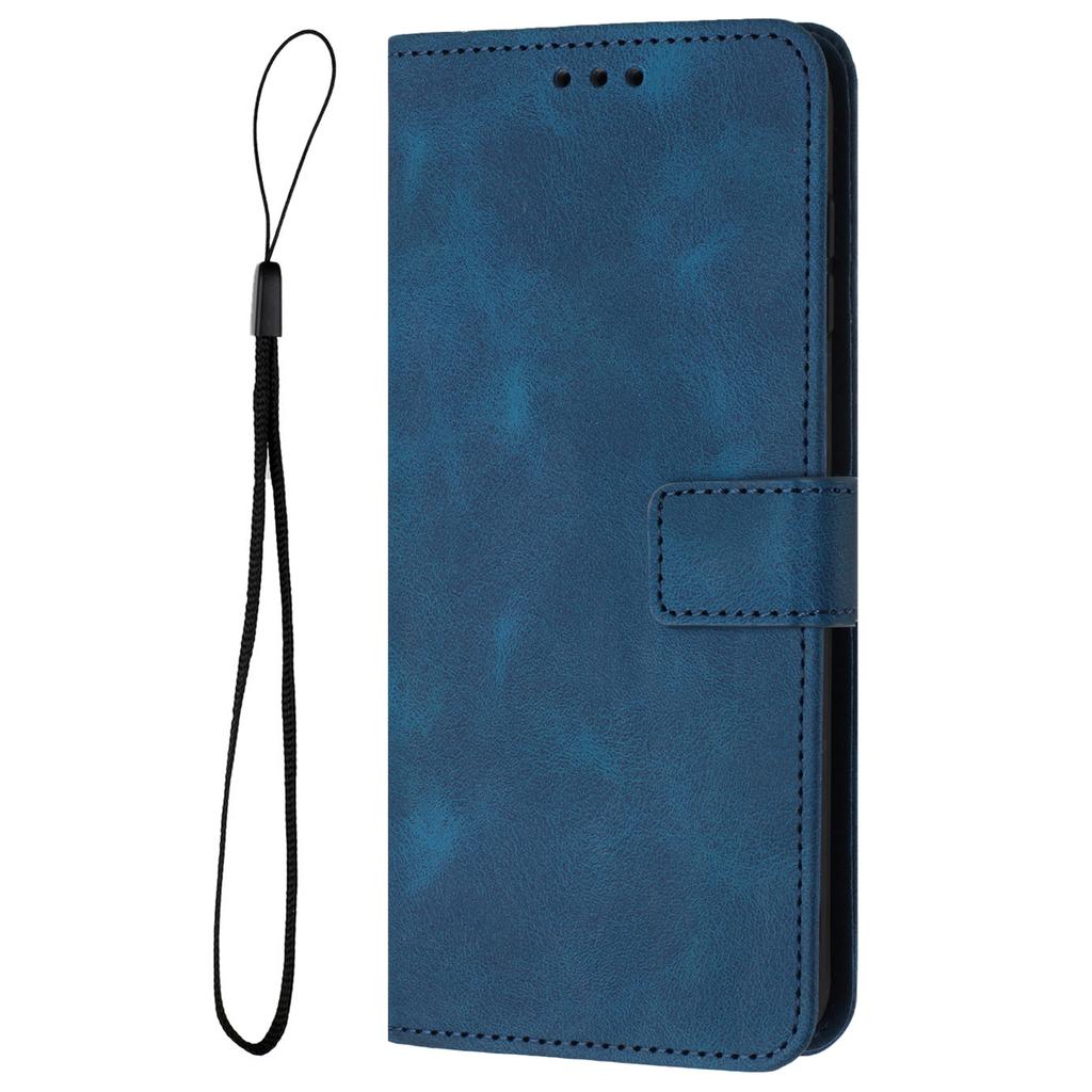 Etui Portfelowe na Honor X6c 4G/X6b 4G/X6a 4G/X5b/X5b Plus Jednokolorowe Skórzane Ochronne Etui na Telefon