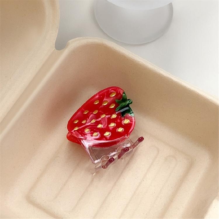 Ponytail Claw Hair Clip Barrettes Clamp Fruit Theme Hair Adornment Hair Ornaments Fun Hairpin for Girls Casual Wear