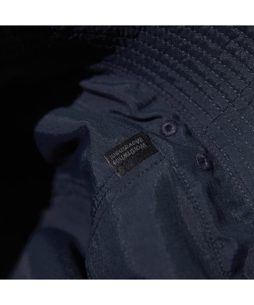 WORTHWHILE MOVEMENT Reversible Bucket Hat (Olive Drap & Navy Ripstop)