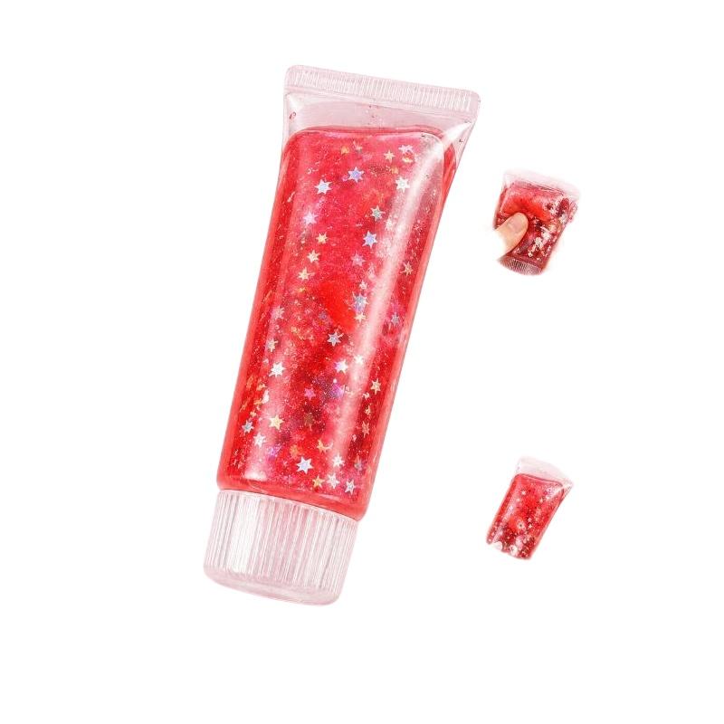 1 Stück Nicht-Zurückprallendes Marmeladen-Gefühl Asmr Fidget Spielzeug Zahnpasta Stressball Formbarer Quetschspielzeug Für Kinder & Erwachsene Anti-Stress-Geschenke-Spielzeug