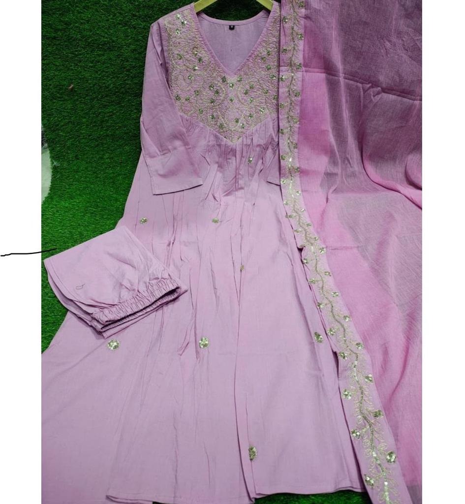 Beautiful Designer Salwar Suit Kurti Pant Dupatta Set Women Bollywood Anarkali Dress