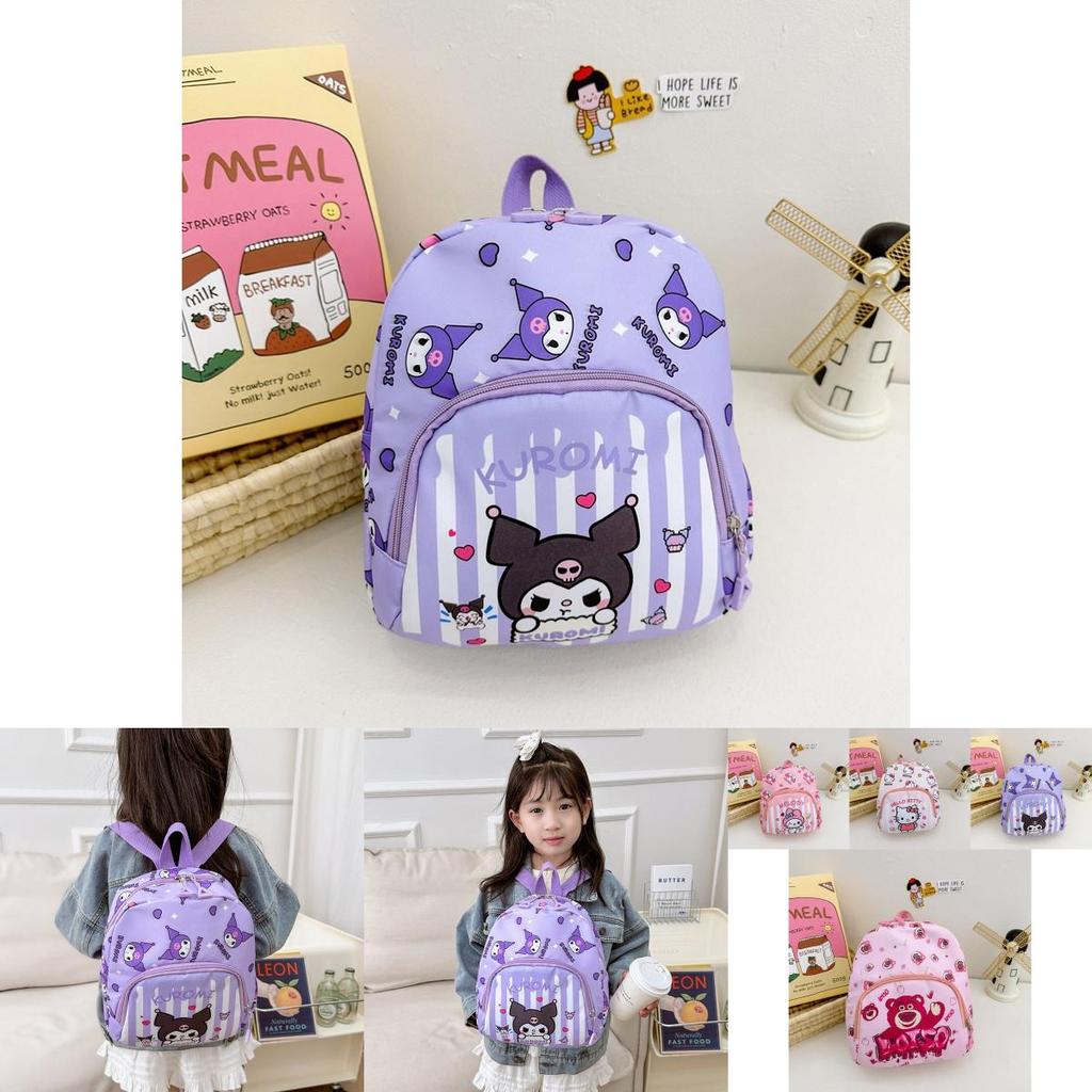 Adorable Cartoon Nylon Kids Backpack For Preschoolers Breathable And Durable