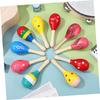 VICASKY Maracas Musical Sand Musical Party 10 Random Color Toys, Instruments, Wooden, Children's, Shaker, Hammer, Percussion, Kids, Instruments,