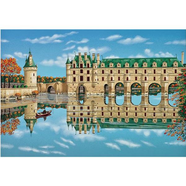 5D DIY Full Round Diamond Painting Landscape Set Embroidery Cross Stitch Mosaic Embroidery