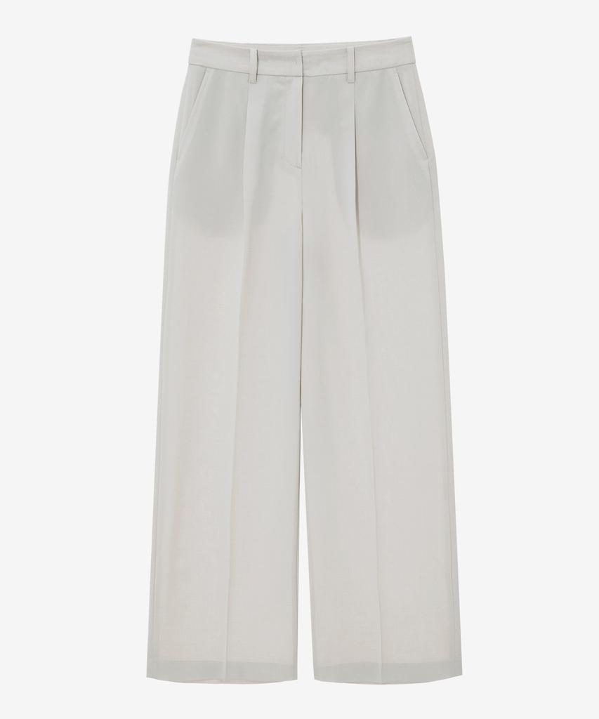 MIND BRIDGE WOMEN [W] Single-Pleat Wide Slacks - 4 Colors
