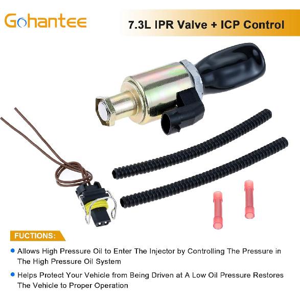 7.3 Powerstroke Fuel Injection Pressure Regulator IPR Valve with ICP Control Sensor and Pigtail Connector Compatible with Ford F250 F350 F450 F550