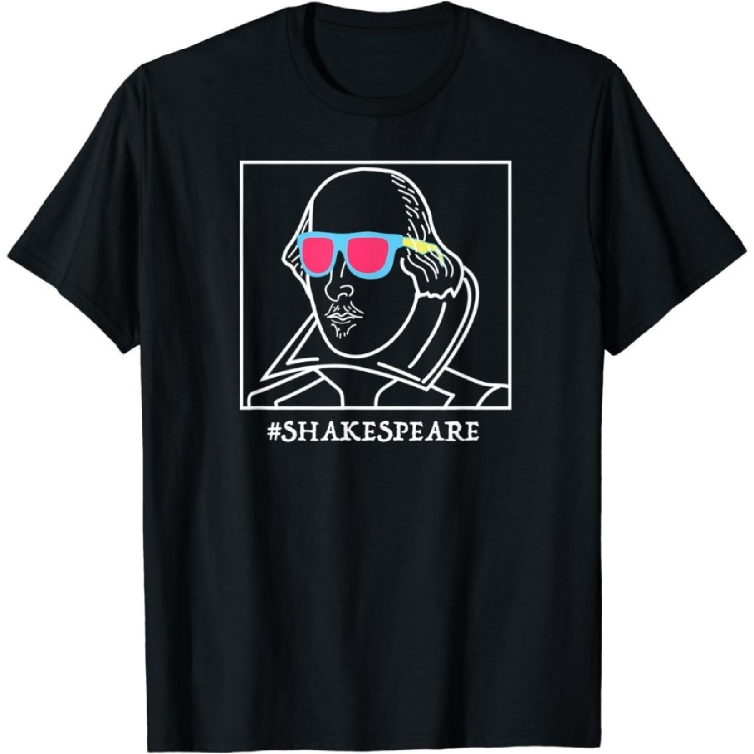 400th Anniversary William Shakespeare - #Shakespeare GIU T-Shirt Mens Womens Tank Top Sweatshirt Hoodie Longsleeve Black S