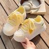 Summer women's shoes platform bread shoes versatile students with skirts breathable mesh niche white shoes sports and leisure shoes