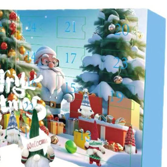 Gnomes Advent Calendar 2025 24 Days Countdown Box with Gnome