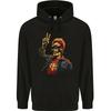 Rockabilly Peace Skull Zombie hoodie-Casual Pullover Sweatshirt