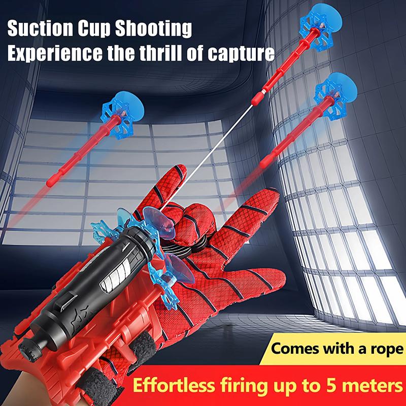 Spider Silk Launcher Spider Cos Party Comic Cosplay Costume Playthings Boys Girls Toys Cartoon Anime Spider Hero Birthday Fans Presents