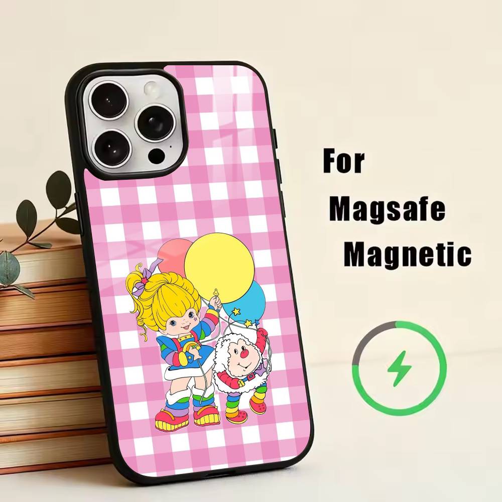 Color Kids Rainbow Brite  Phone Case For iPhone17,16,15,14,13,12,11 Plus,Pro Magnetic with Magsafe Wireless Charging