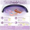 54W UV LED Light with Automatic Sensor and Four Timers for Gel Nails and Resin Craft Curing