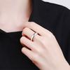 Ring Men's Sterling Silver Moissanite Diamond Ring Wedding Ring Couple Ring Wedding Simple Silver Plated 18K Platinum One Piece