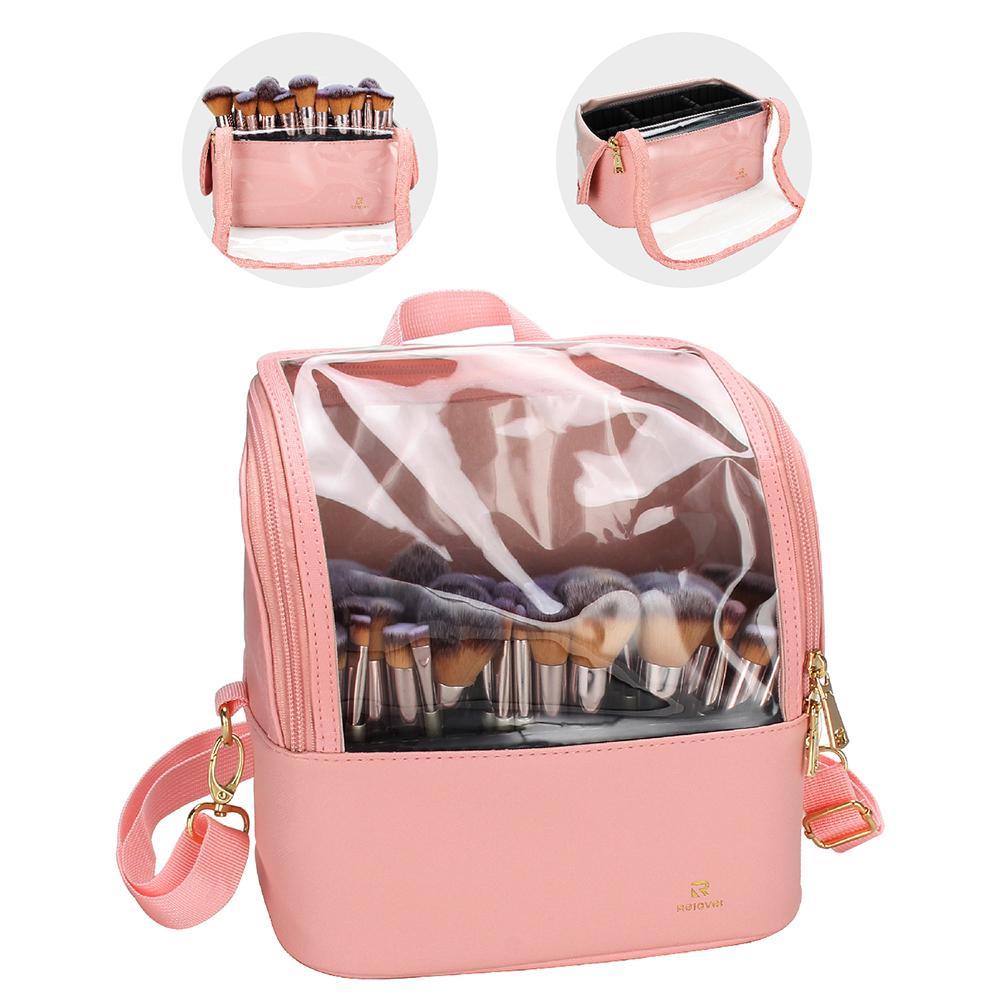 Relavel Makeup Organizer Storage Box Customized Pouch Cosmetic Bag Small Waterproof Beauty Makeup Brush Travel Case