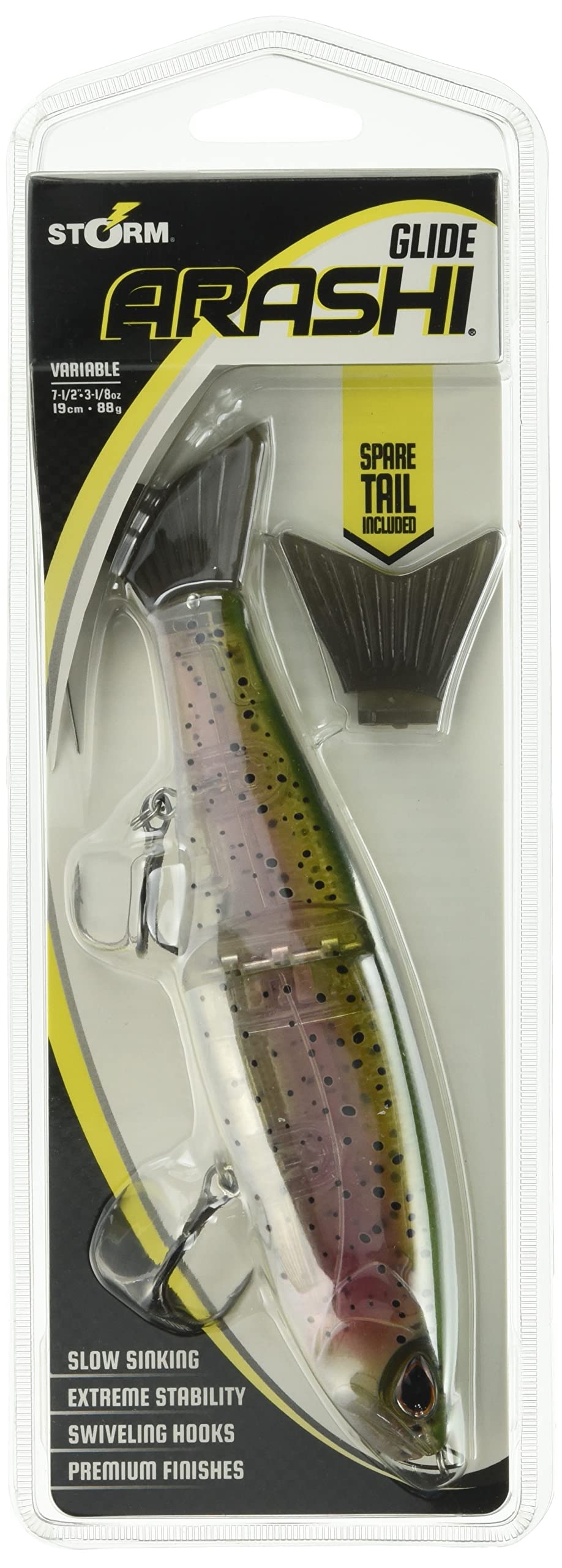 

Rapala Storm Arashi Glide Bait 19см Призральная Радужная Форель #693