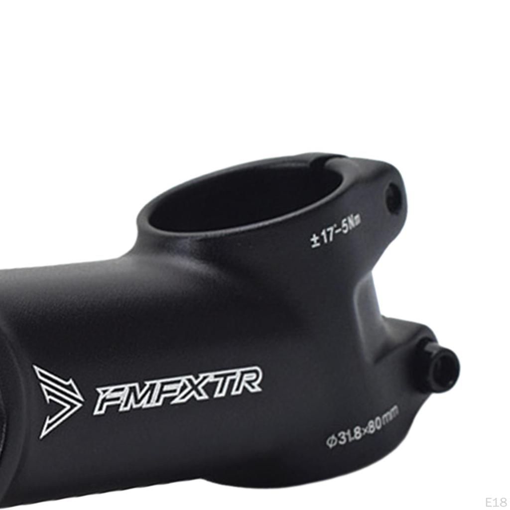 Bike Short Stem Bicycle Adjustable 28.6mm Riser 31.8mm Handlebar for Cycling,