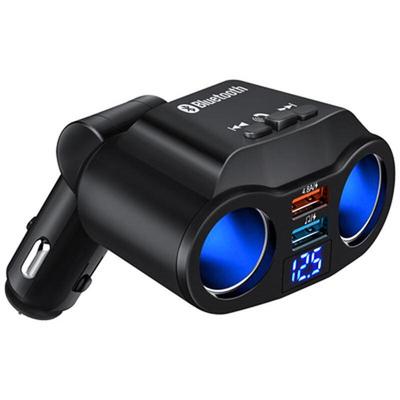 Ładowarka samochodowa Bluetooth LOHEE z podwójnym USB 4,8 A i cyfrowym wyświetlaczem