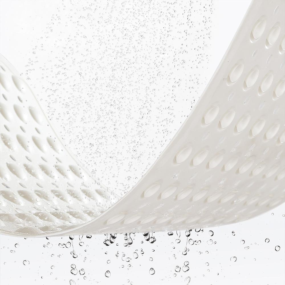 DEXI PVC zuignap badmat, antislip badkamer vloermat voor douche en bad
