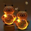 Cartoon Alarm Clock Student Uses Cute Multifunctional Silent Bedside Luminous Lazy Person Can Talk Yellow Bee Children's Alarm Clock