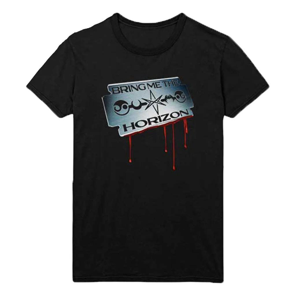 Bring Me The Horizon Razor Blade T-shirt High-end Luxury Is for Both Men and Women Top Y2k 2026 Summer