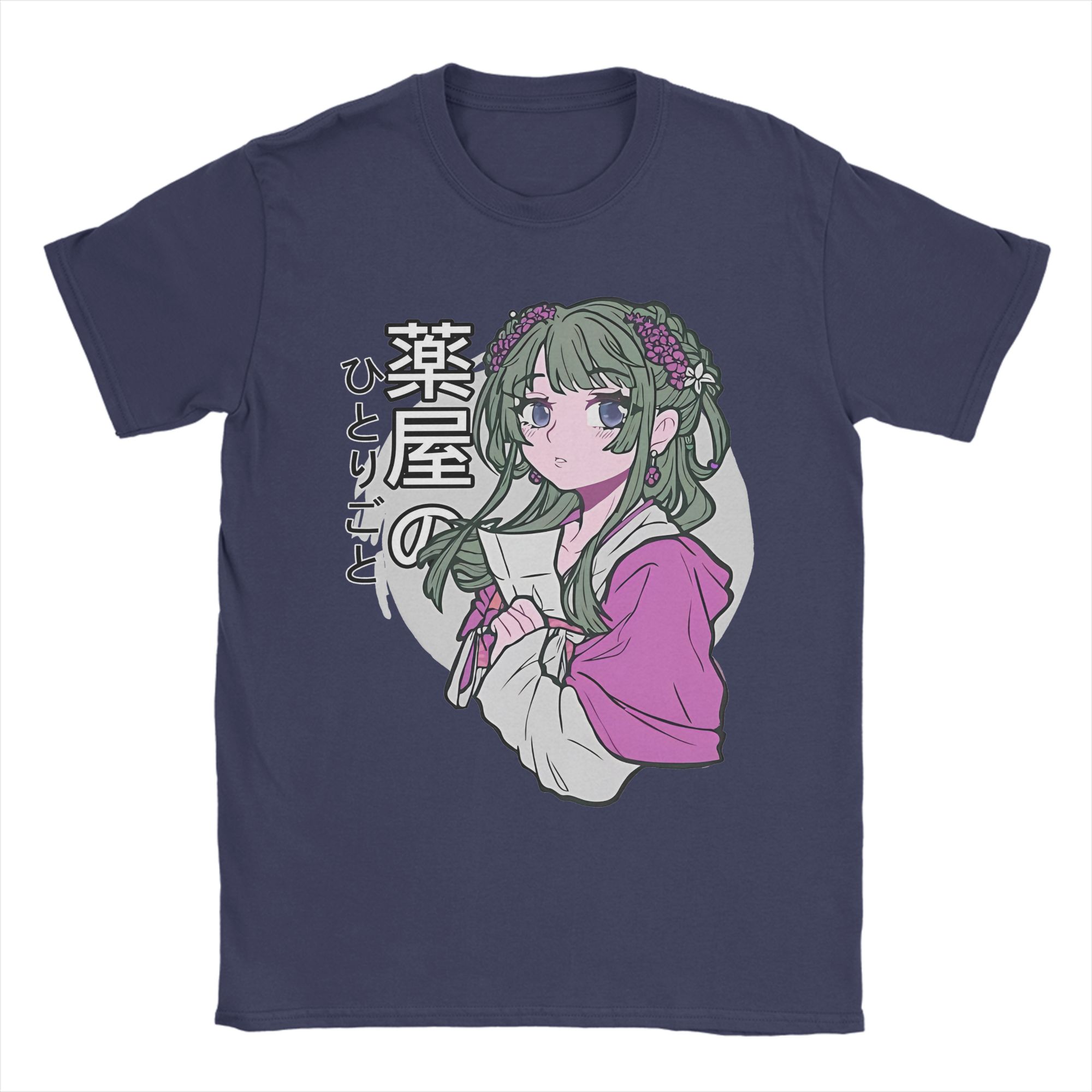 

Maomao Anime T-Shirt Men Women The Apothecary Diaries Novelty 100% Cotton Tees Crewneck Short Sleeve T Shirts Summer Tops 4XL