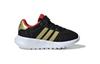 adidas Neo Lite Racer 3.0 Anti Slip Wear Resistant Low Top Toddler Shoes Black Gold Red Baby IG8957