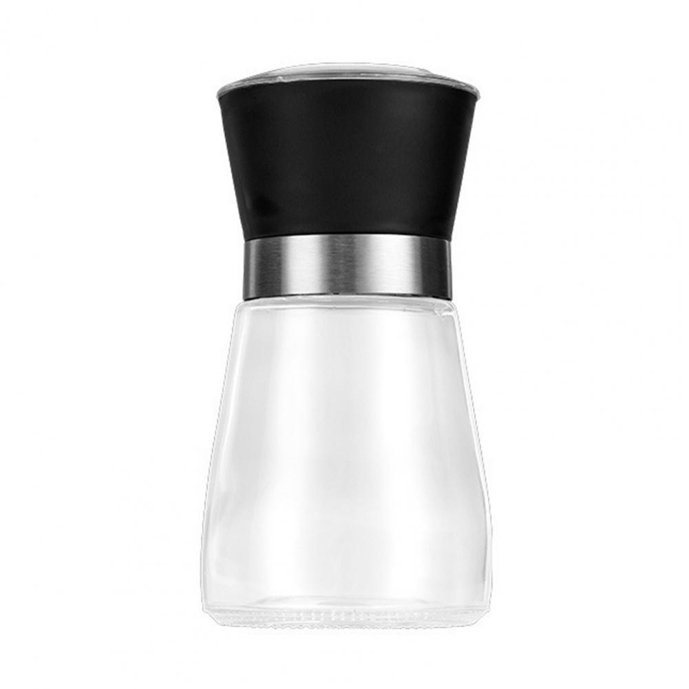 

Pepper Grinder Stainless Steel Adjustable Manual Spice Mill Black Pepper Sea Salt Cumin Grinder Transparent Body Kitchen Tool