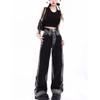 Vintage Harajuku Jeans Women Clothes For Teenagers Y2k Women's Slacks Fashion Aesthetic Clothing Autumn New Products Baggy Pants