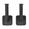 2pcs Hat Rack Retractable 15‑20 Hats   L Shaped Hooks Adhesive No Punching Baseball   Storage Rack for Home Kitchen Bedroom