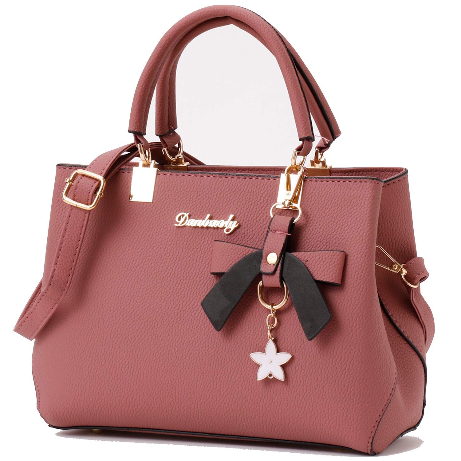 

СТИЛЬ Сумка через плечо Сумка для работы Искусственная кожа Маленькая Милая Стильная Светло-розовая [Raymark] Женская 2-в-1