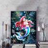 Disney diamond painting of Ariel from The Little Mermaid DIY gift suitable for living room bedroom office and home décor