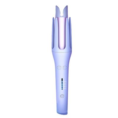 Auto Hair Curler 32mm Electric Curling Iron Waver Quick Heating for Hairdressing Purple